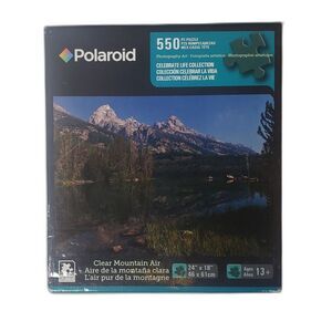 POLAROID Clear Mountain Air Puzzle 550 Pieces NEW